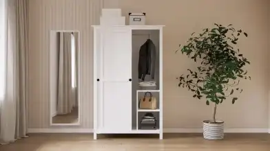 Шкаф с раздвижными дверями Terek, цвет Белый фото - 3 - превью
