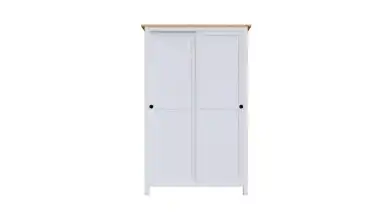 Шкаф с раздвижными дверями Terek, цвет Белый + светло-коричневый фото - 5 - превью