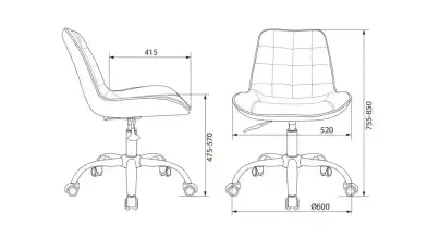 Кресло Askona VS-BERRIES/SL, цвет серый картинка - 8 - превью