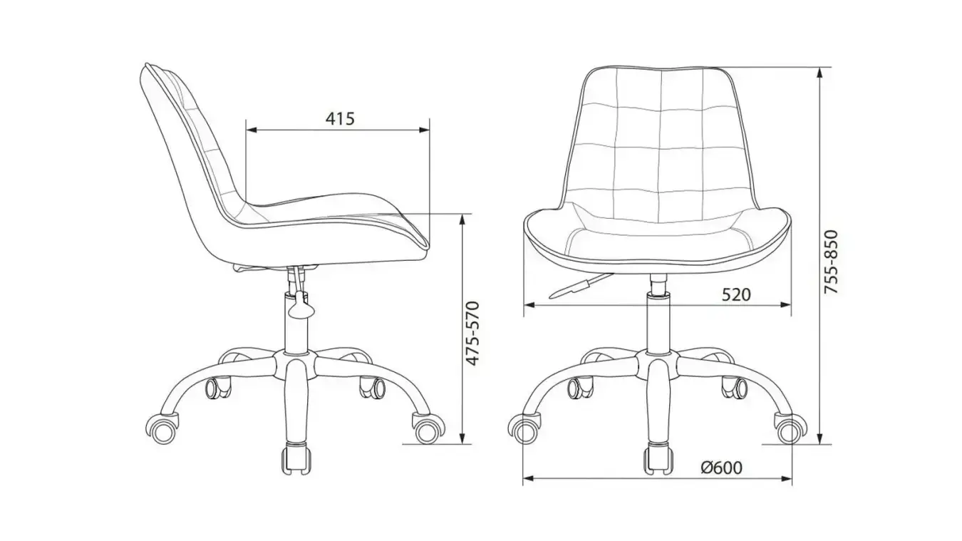 Кресло Askona VS-BERRIES/SL, цвет серый картинка - 8 - большое изображение