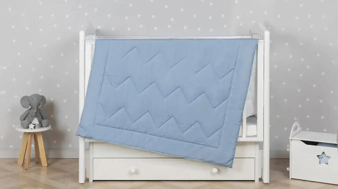 Одеяло Yukko, цвет голубой картинка - 2 - большое изображение