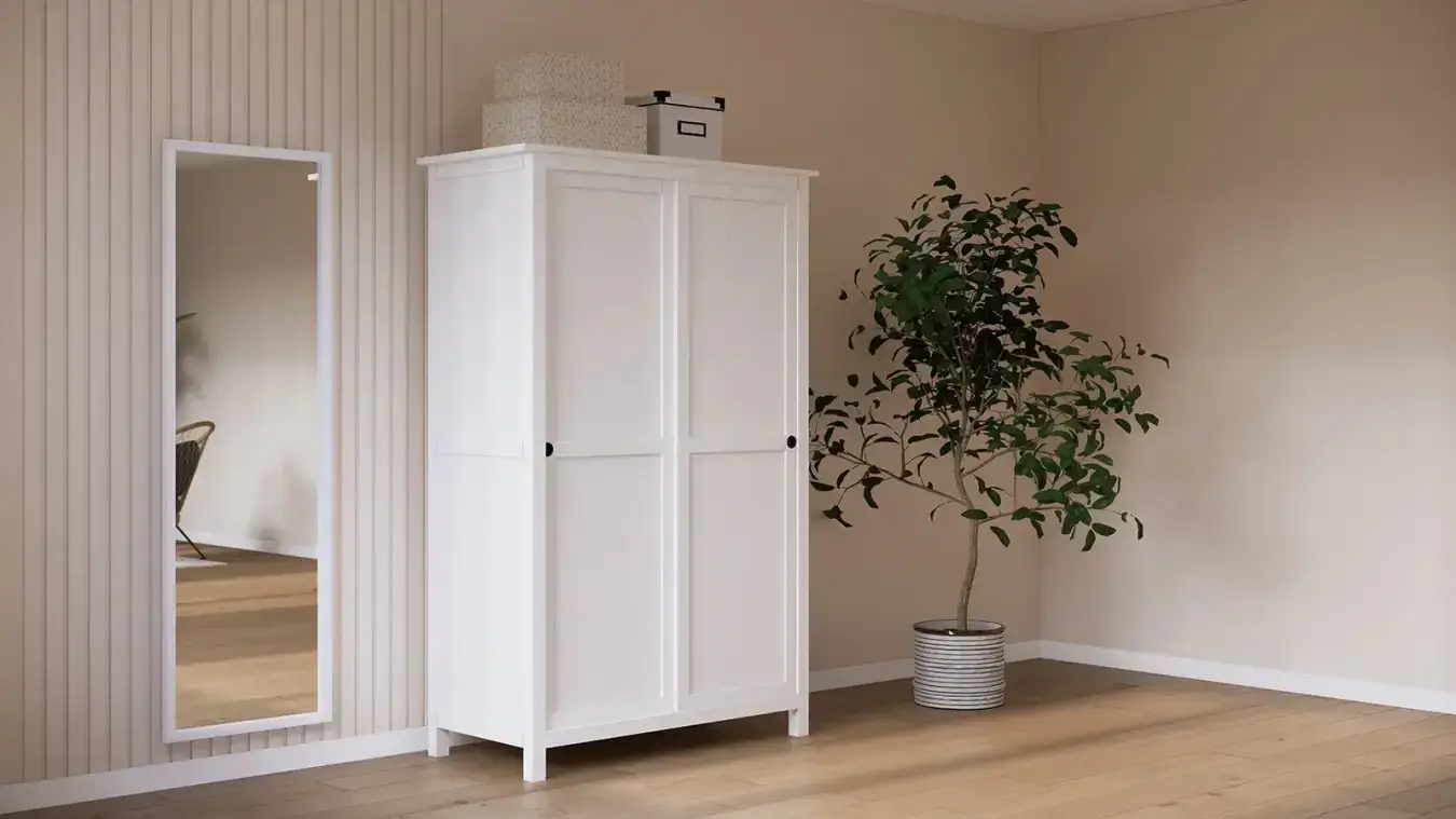Шкаф с раздвижными дверями Terek, цвет Белый фото - 2 - большое изображение