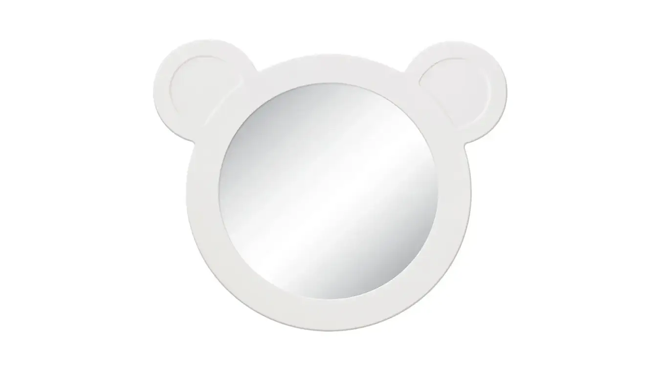 Зеркало Мишка, цвет Белый фото - 1 - большое изображение