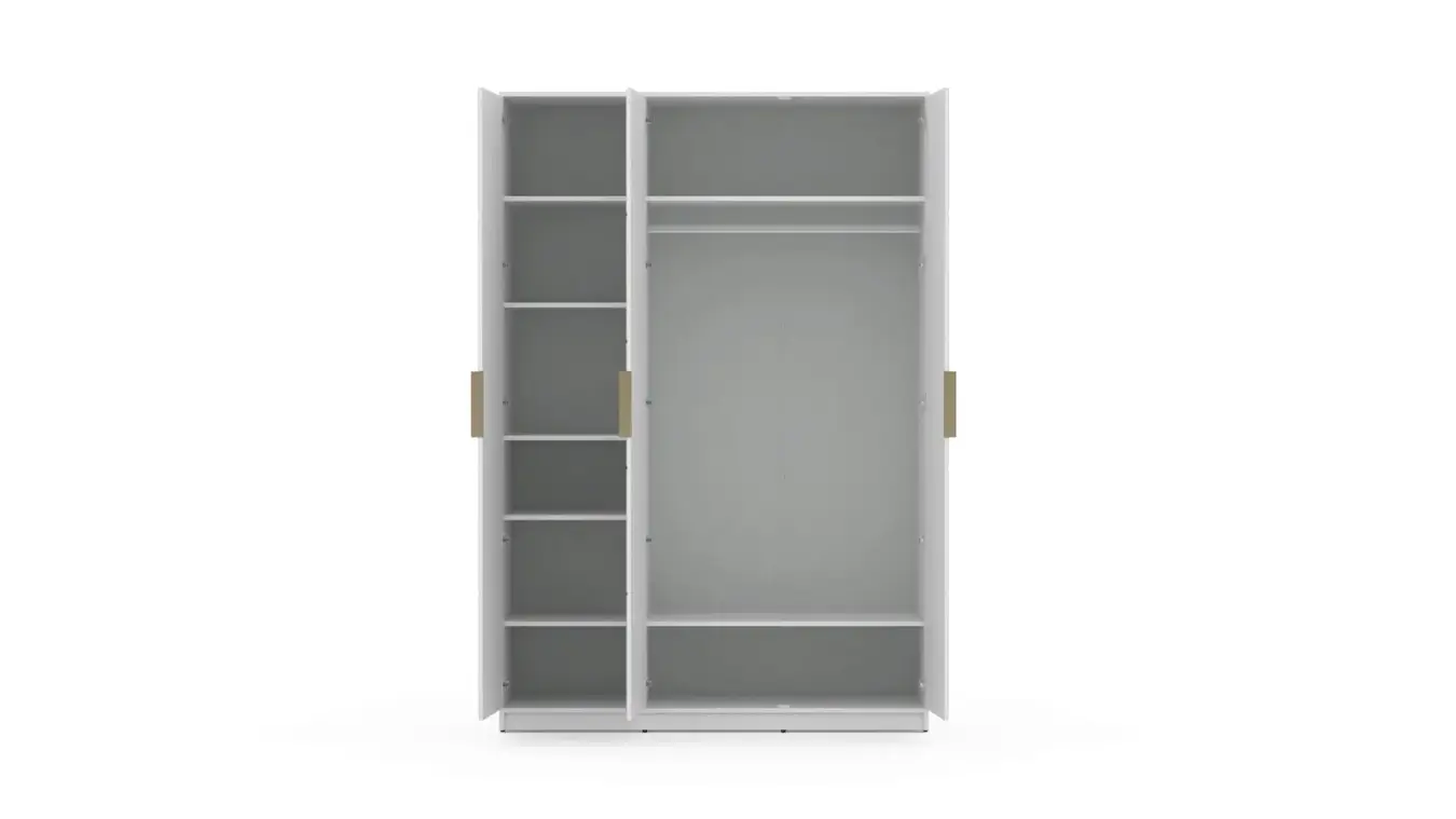 Шкаф трехдверный Selenga, цвет Белый Премиум фото - 3 - большое изображение