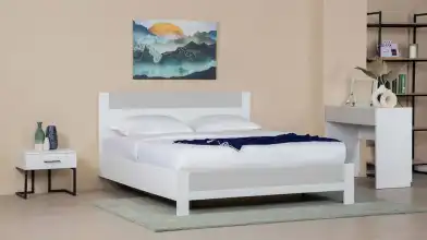Кровать Mary, цвет Белый премиум + mCeramic из лдсп в современном стиле Askona фотография товара - 1 - превью
