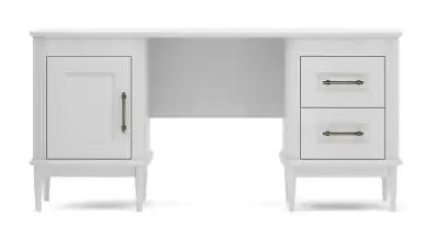 Стол письменный 1 дверь + 2 ящика Morro, цвет Белый фото - 2 - превью