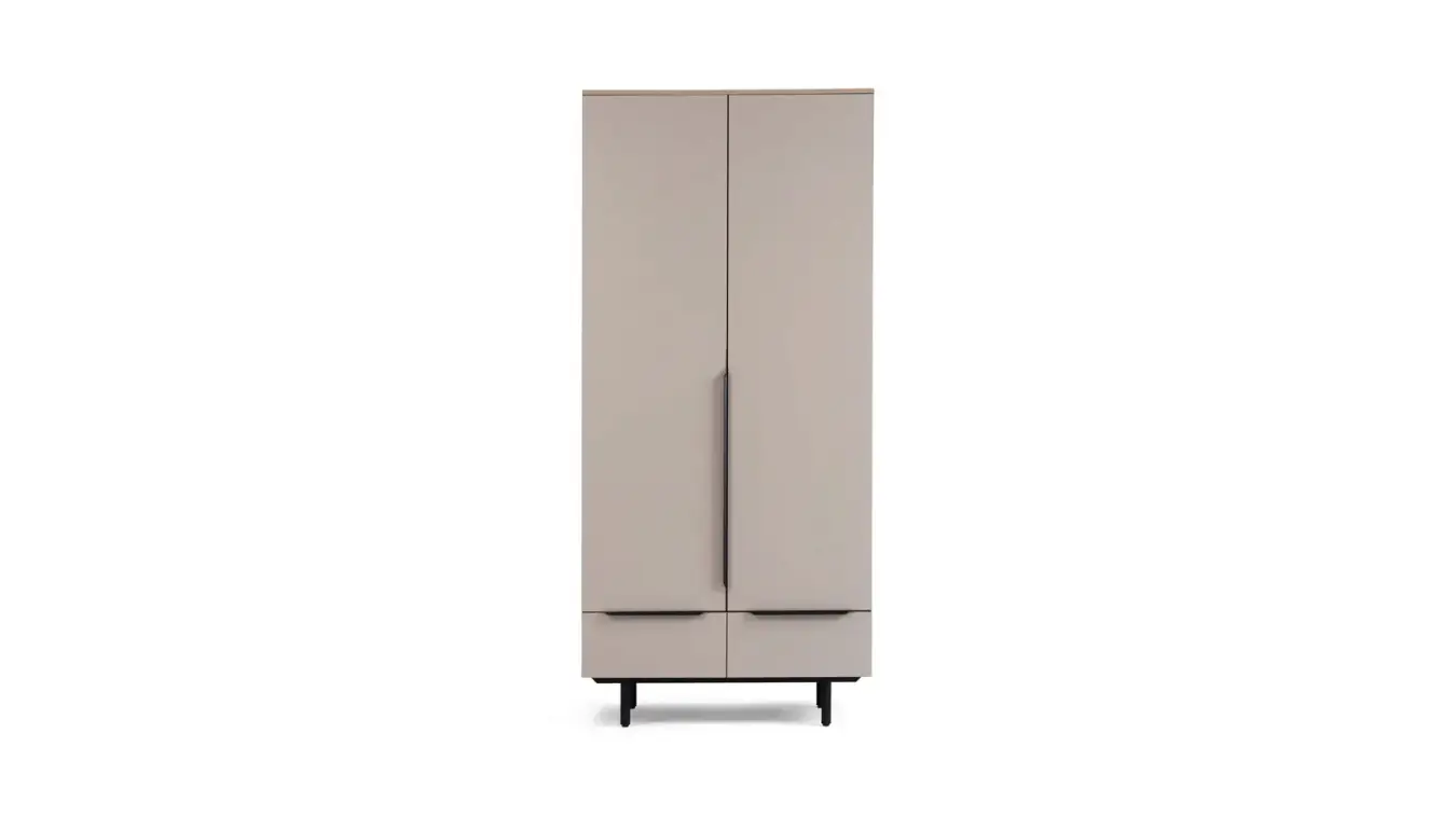 Шкаф двухдверный Ruza, цвет Капучино фото - 4 - большое изображение