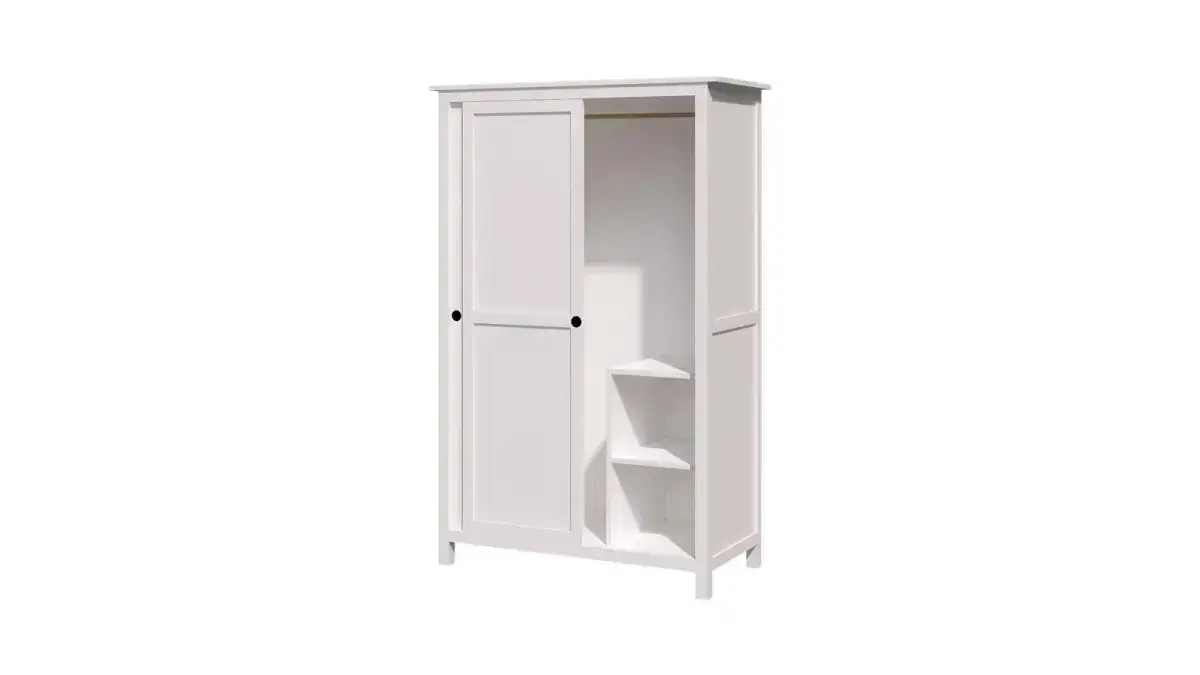 Шкаф с раздвижными дверями Terek, цвет Белый фото - 6 - большое изображение