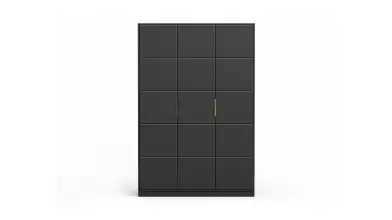 Шкаф трехдверный Selenga, цвет Черный Графит фото - 2 - превью