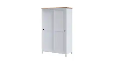 Шкаф с раздвижными дверями Terek, цвет Белый + светло-коричневый фото - 4 - превью