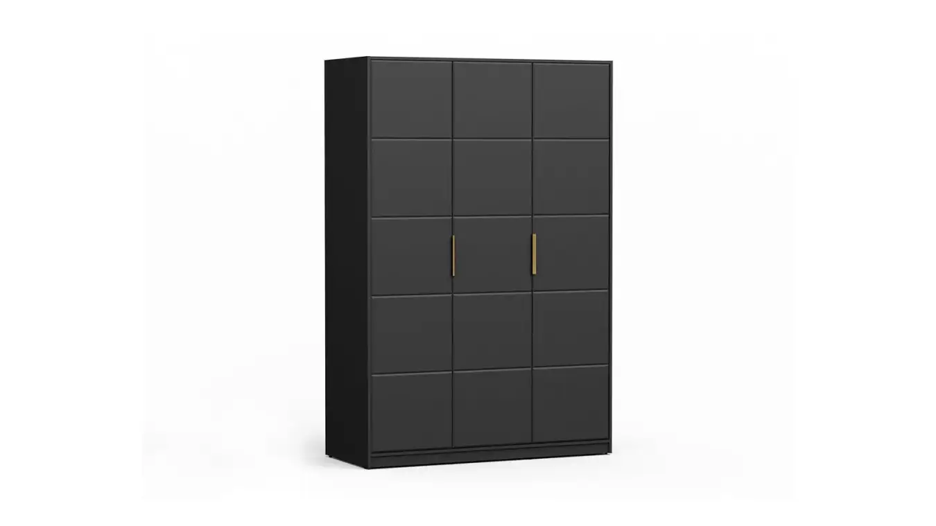 Шкаф трехдверный Selenga, цвет Черный Графит фото - 1 - большое изображение