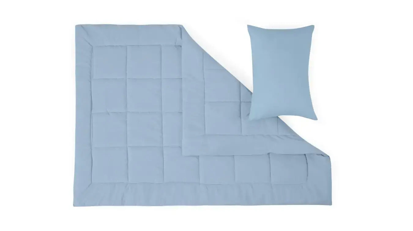 Одеяло Kids Happy, цвет голубой картинка - 2 - большое изображение