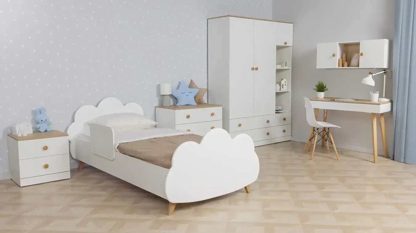 Детская кровать Mellow, цвет Белый премиум фото - 4 - большое изображение