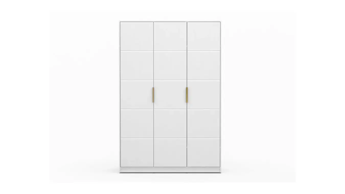 Шкаф трехдверный Selenga, цвет Белый Премиум фото - 2 - большое изображение