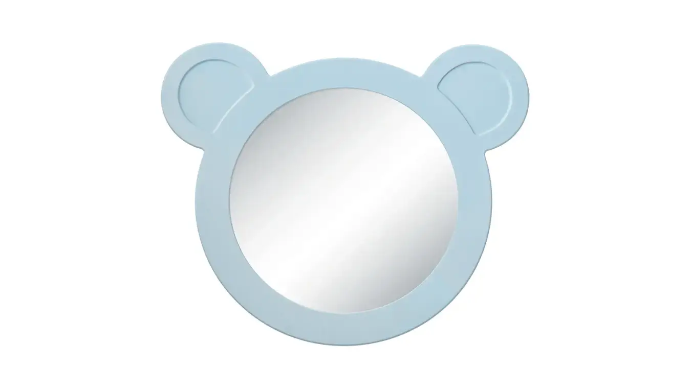 Зеркало Мишка, цвет Голубой фото - 1 - большое изображение