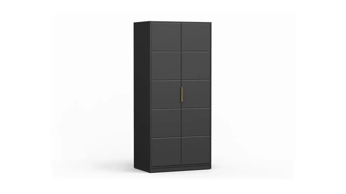 Шкаф двухдверный Selenga, цвет Черный Графит фото - 1 - большое изображение