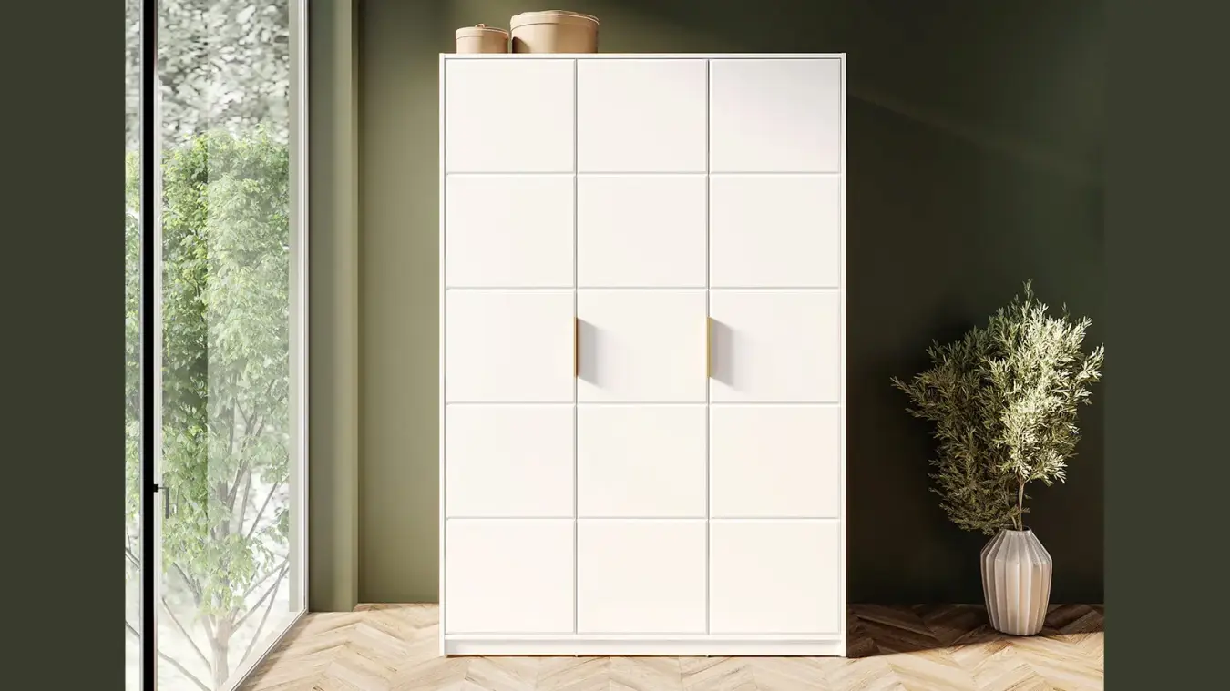 Шкаф трехдверный Selenga, цвет Белый Премиум фото - 4 - большое изображение