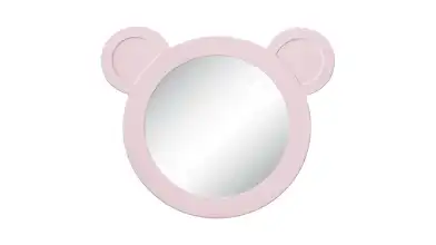 Зеркало Мишка, цвет Розовый фото - 1 - превью
