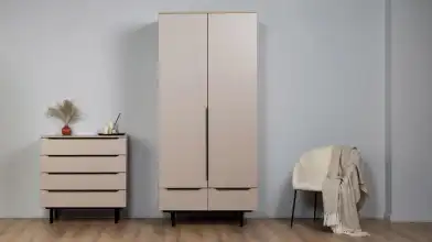 Шкаф двухдверный Ruza, цвет Капучино фото - 2 - превью