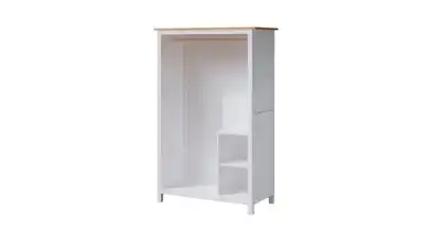 Шкаф с раздвижными дверями Terek, цвет Белый + светло-коричневый фото - 6 - превью
