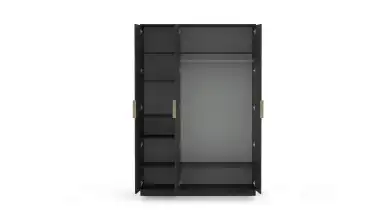 Шкаф трехдверный Selenga, цвет Черный Графит фото - 3 - превью