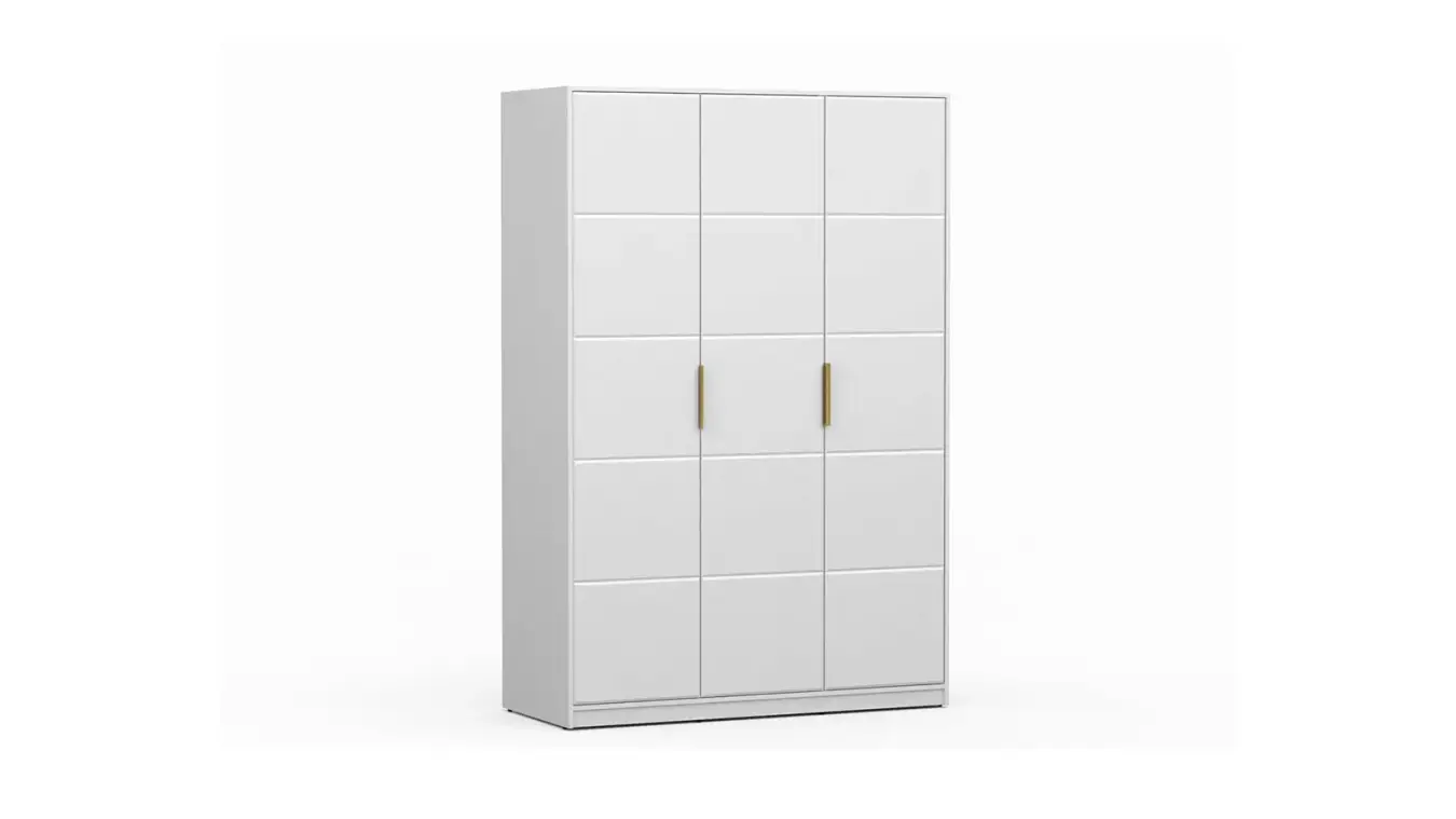 Шкаф трехдверный Selenga, цвет Белый Премиум фото - 1 - большое изображение