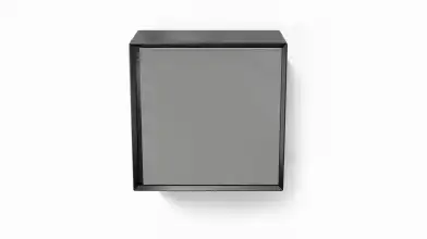 Шкаф навесной Glass цвет Черный + Серый фото - 2 - превью