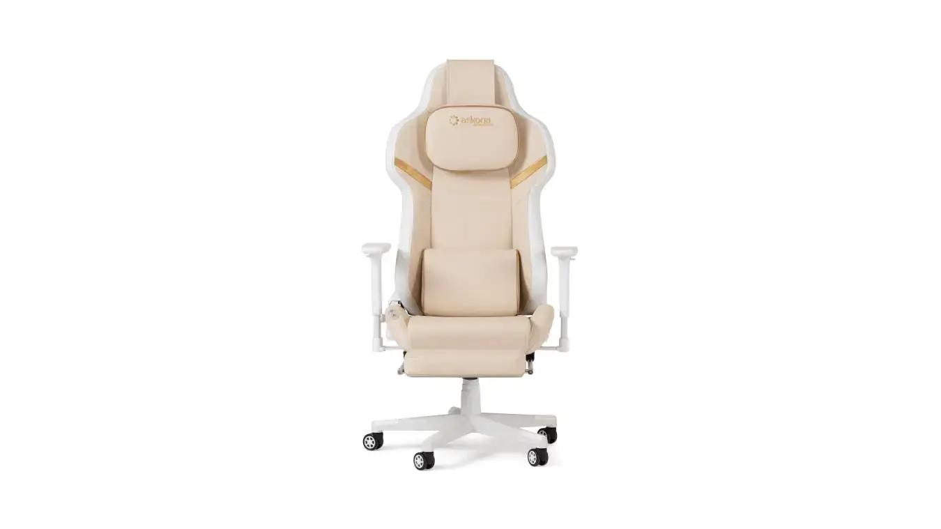 Массажное кресло Askona Smart Jet Office Relax, цвет бежевый фото - 1 - большое изображение