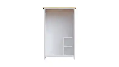 Шкаф с раздвижными дверями Terek, цвет Белый + светло-коричневый фото - 7 - превью
