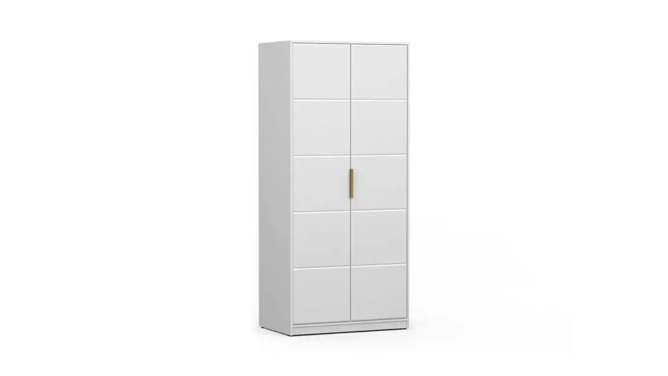 Шкаф двухдверный Selenga, цвет Белый Премиум фото - 1 - большое изображение