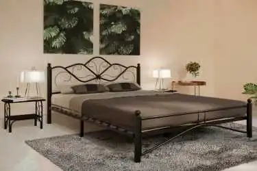 Кованая кровать LUARA, цвет чёрный Askona фото - 3 - превью