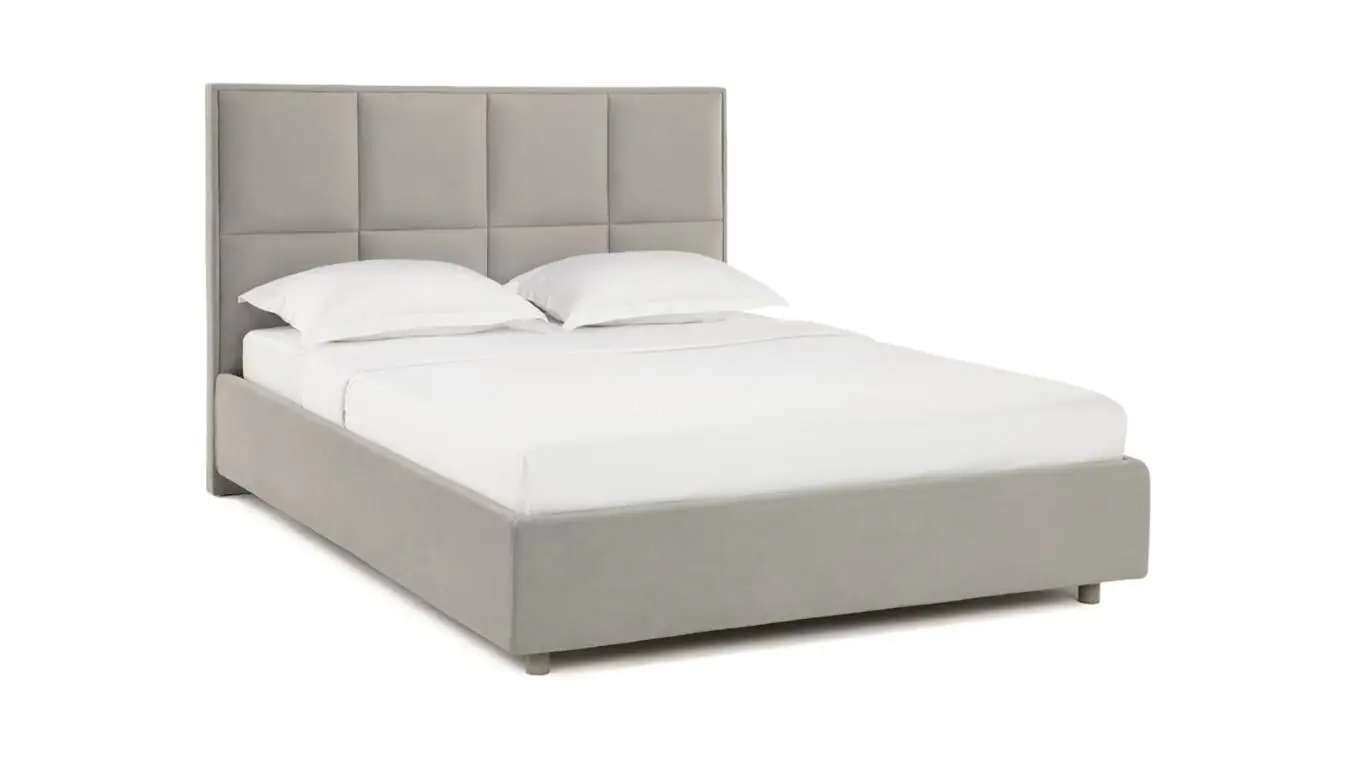 Мягкая кровать Linea с прямым изголовьем Askona фотография товара - 8 - большое изображение