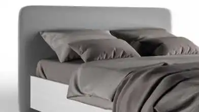 Мягкая кровать Bliss Ice, цвет Белый премиум на высоких ножках с прямым изголовьем Askona фотография товара - 7 - превью