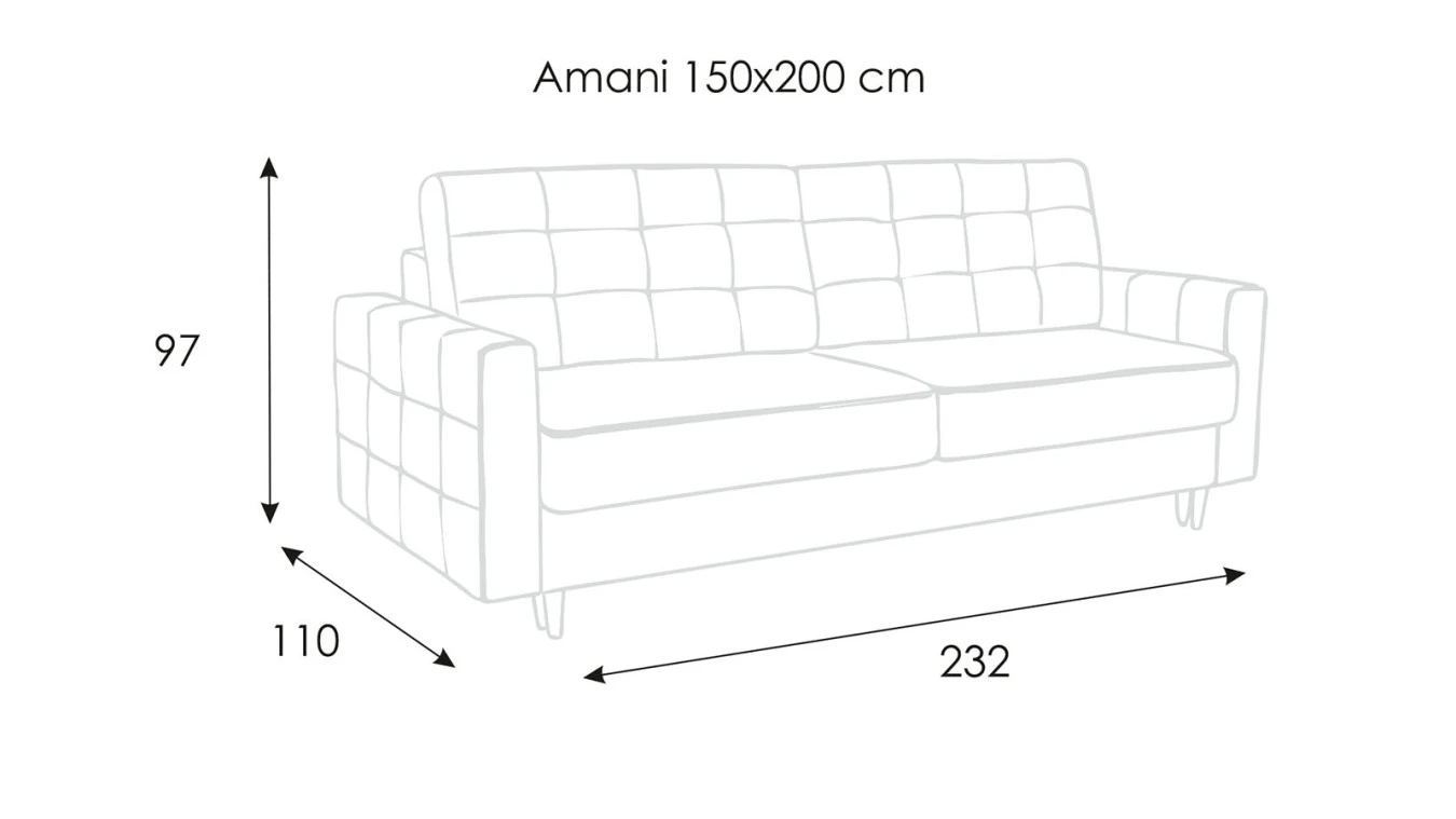 Диван-кровать Amani Аскона