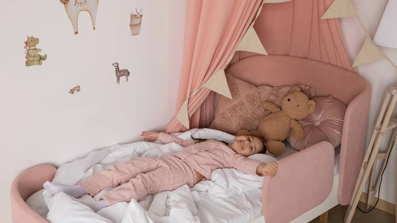 Детская кровать Twiggy, розовая фото - 6 - большое изображение