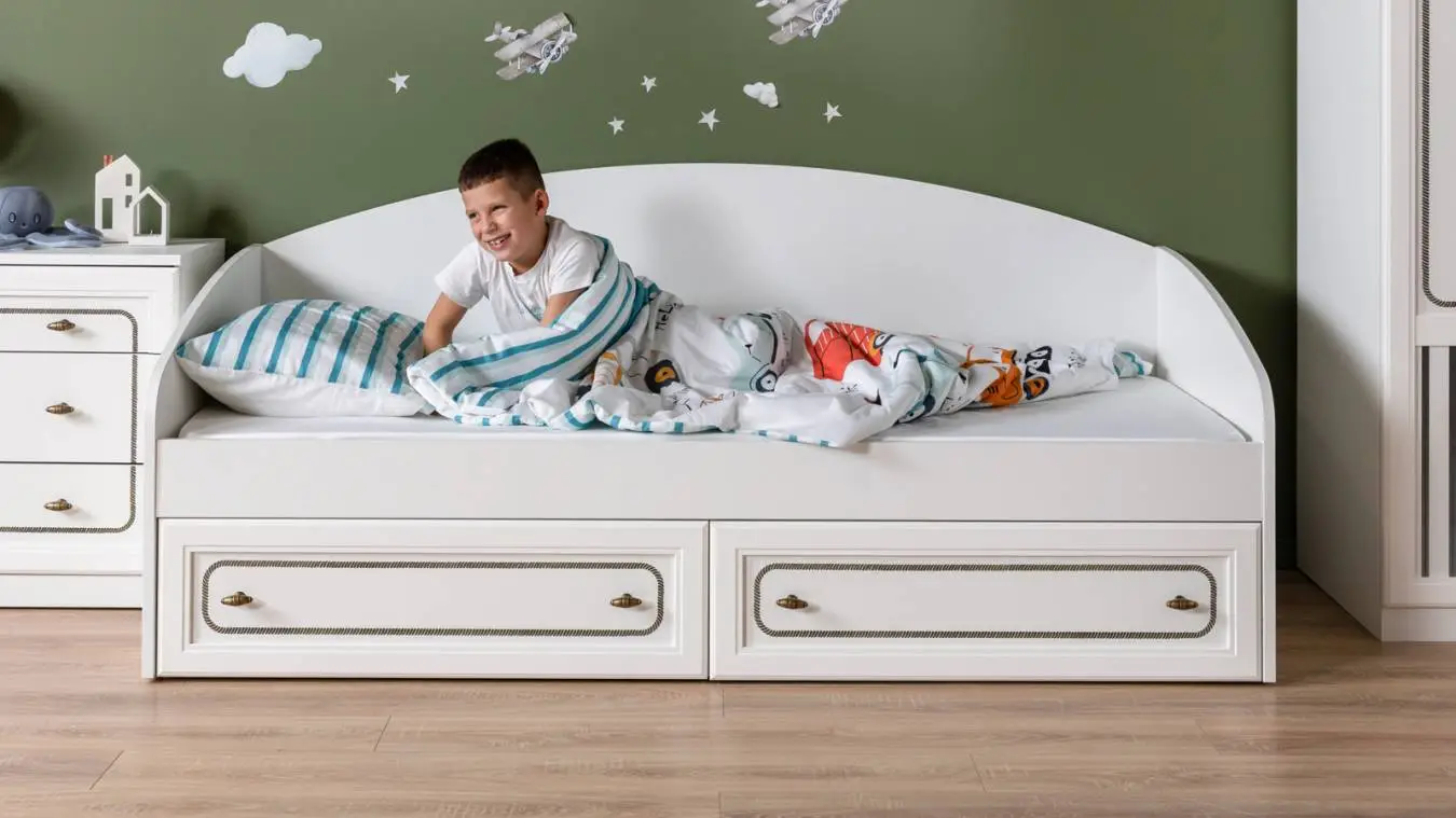 Детская кровать Ricky, цвет Белый Премиум Askona фото - 2 - большое изображение