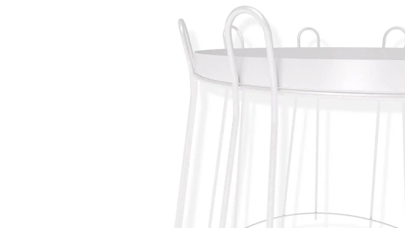 Журнальный столик Rondo, цвет белый фото - 4 - большое изображение