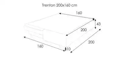 Диван-кровать Trenton с коробом для белья Askona фото - 16 - превью