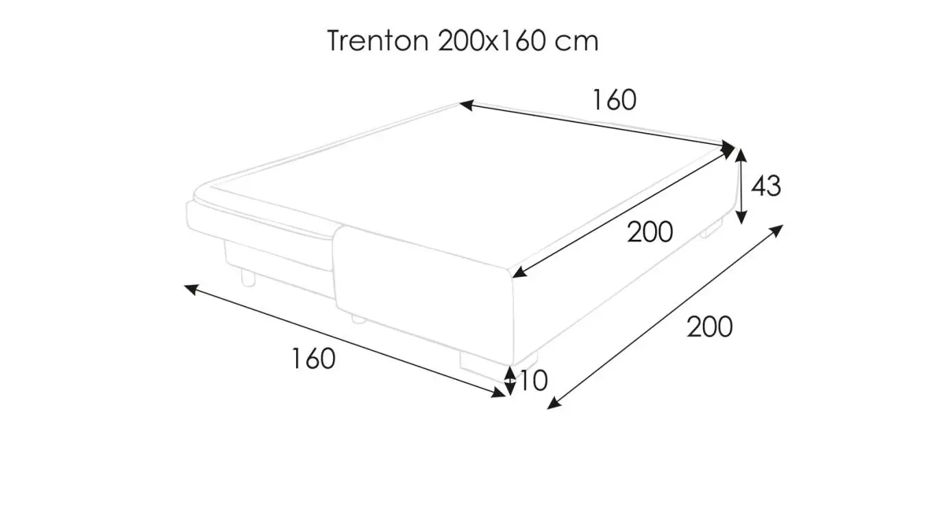 Диван-кровать Trenton с коробом для белья Askona фото - 16 - большое изображение