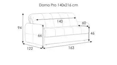 Диван-кровать Domo Pro с коробом для белья с мягкими подлокотниками Askona фото - 14 - превью