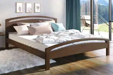 Деревянная кровать Regina Extra, цвет темный орех - 1 - превью