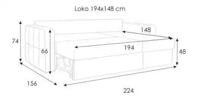 Диван LOKO угловой с коробом для белья Askona фото - 8 - превью