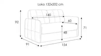Диван-кровать LOKO Серджио с коробом для белья с узкими подлокотниками Askona фото - 7 - превью
