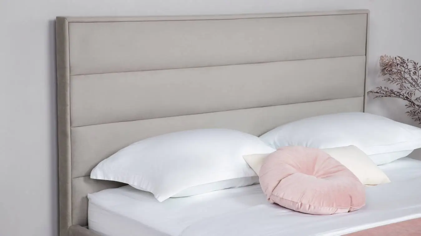 Мягкая кровать Laima с объемным изголовьем Askona фотография товара - 3 - большое изображение