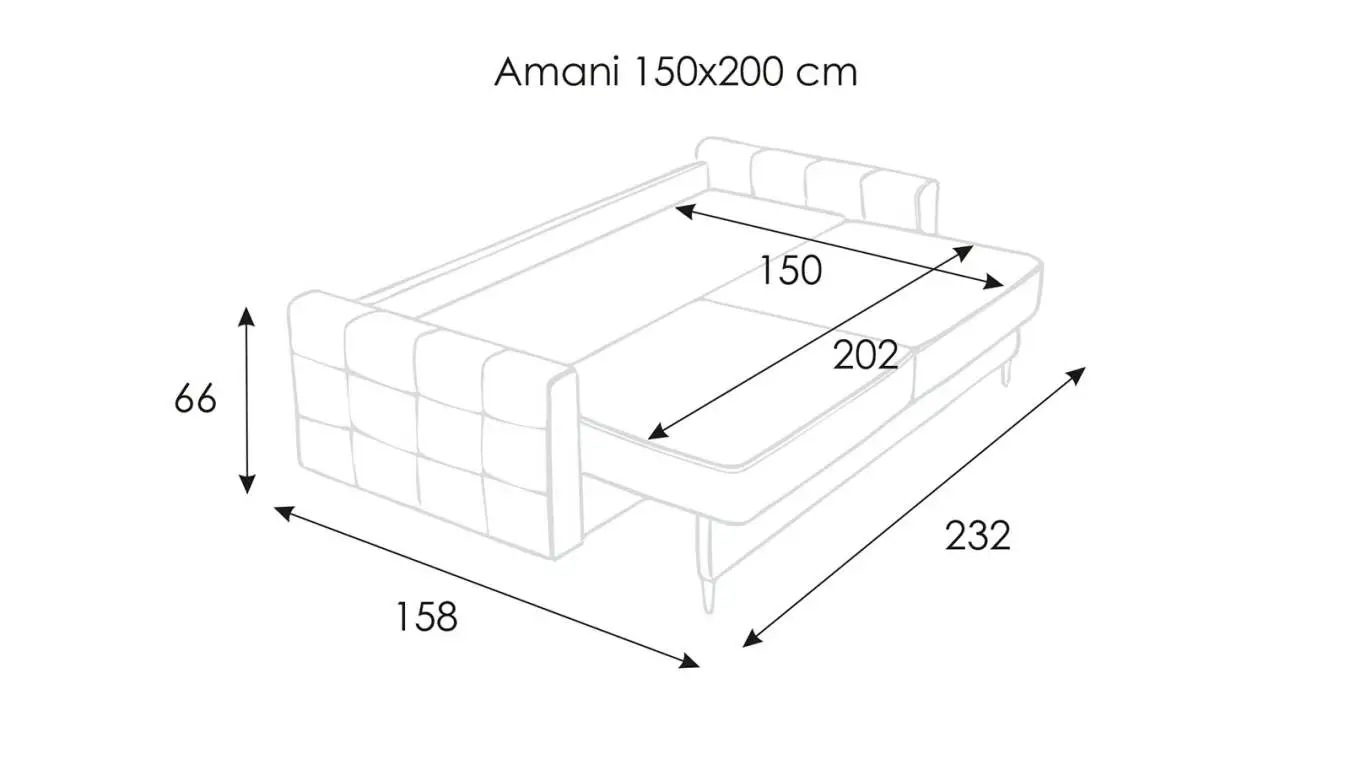 Диван-кровать Amani-W с коробом для белья Askona фото - 30 - большое изображение