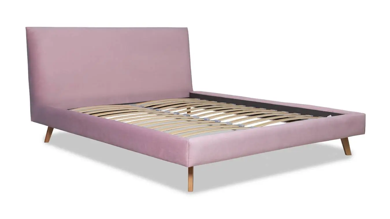 Мягкая кровать Ivona в скандинавском стиле фото - 8 - большое изображение