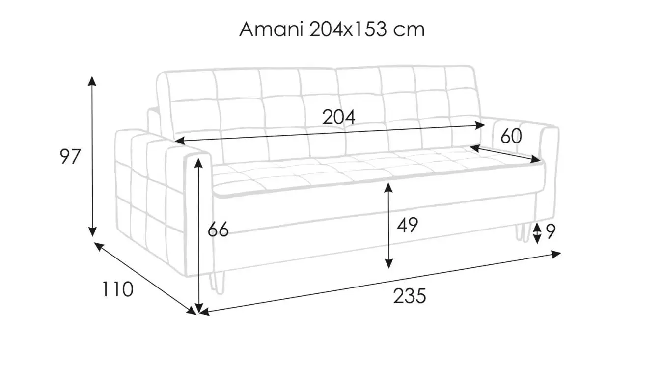 Диван-кровать Amani-W с коробом для белья Askona фото - 27 - большое изображение