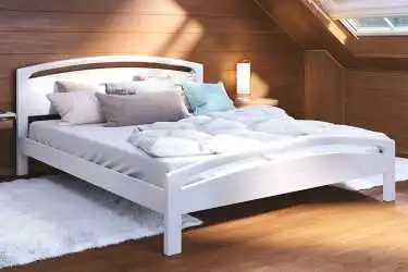 Кровать Regina Extra, цвет белый из натурального дерева - 1 - превью
