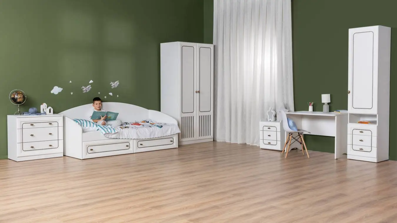 Детская кровать Ricky, цвет Белый Премиум Askona фото - 4 - большое изображение