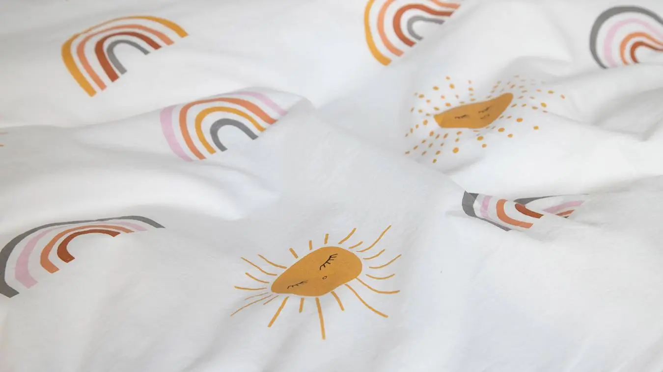 Постельное белье Askona kids КПБ Солнце и радуга фото - 5 - большое изображение